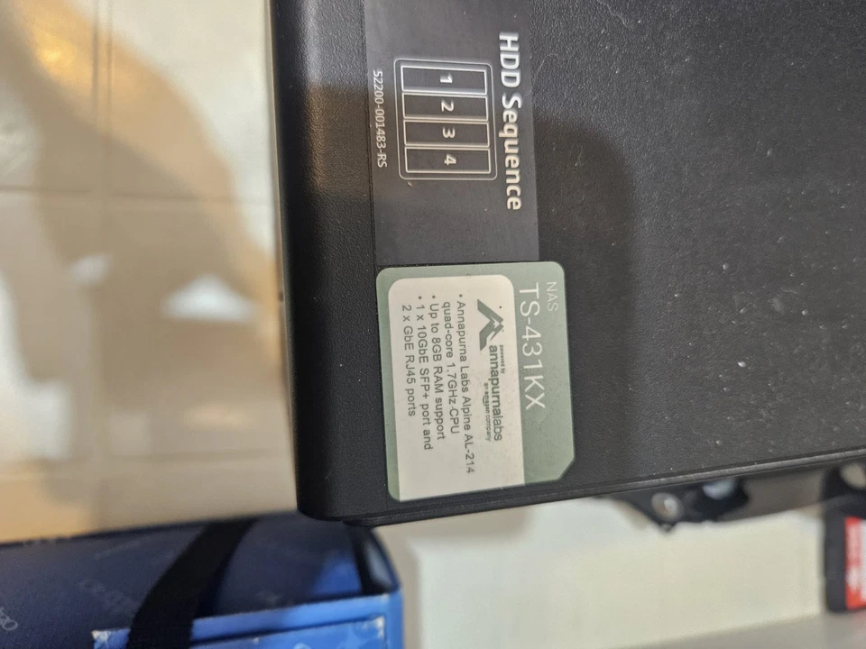 NAS QNAP TS-431-KX 48 TB SFP+ - Immagine 2 di 4