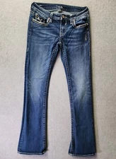 Vigoss Dublin Bootcut Jeans Womens Stretch Denim Y2K Embellished