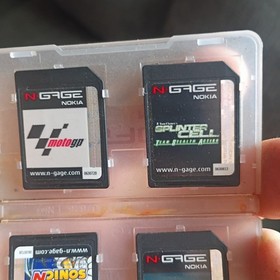 Nokia N-Gage Game Lot * 4 Carts * Travel Case * Sonic* Rayman 3 * Moto Gp