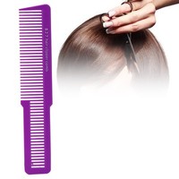 Professioneller Salon Haarschneider Schnitt Kamm Barber Friseur Trim Kamm (Lila)
