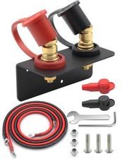 250A Battery Jump Post Remote Terminals Jumper Post Kit with Cover 47 inch 6 ...