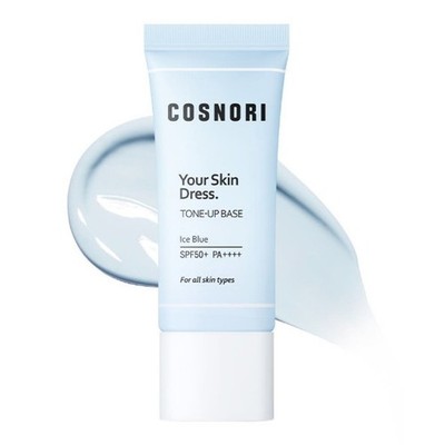 COSNORI Your Skin Dress Tone-Up Base 35ml #Ice Blue SPF50+ PA++++ K-Beauty NEW
