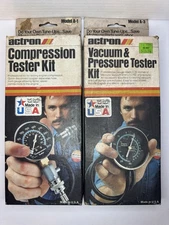 Vintage ACTRON Vacuum Pressure/Compression Tester Kits Model A-1 & A-3 NEW-N-BOX