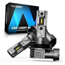   LED Fog Light Bulbs - Fanless 1:1 Mini Size Design  /  H11