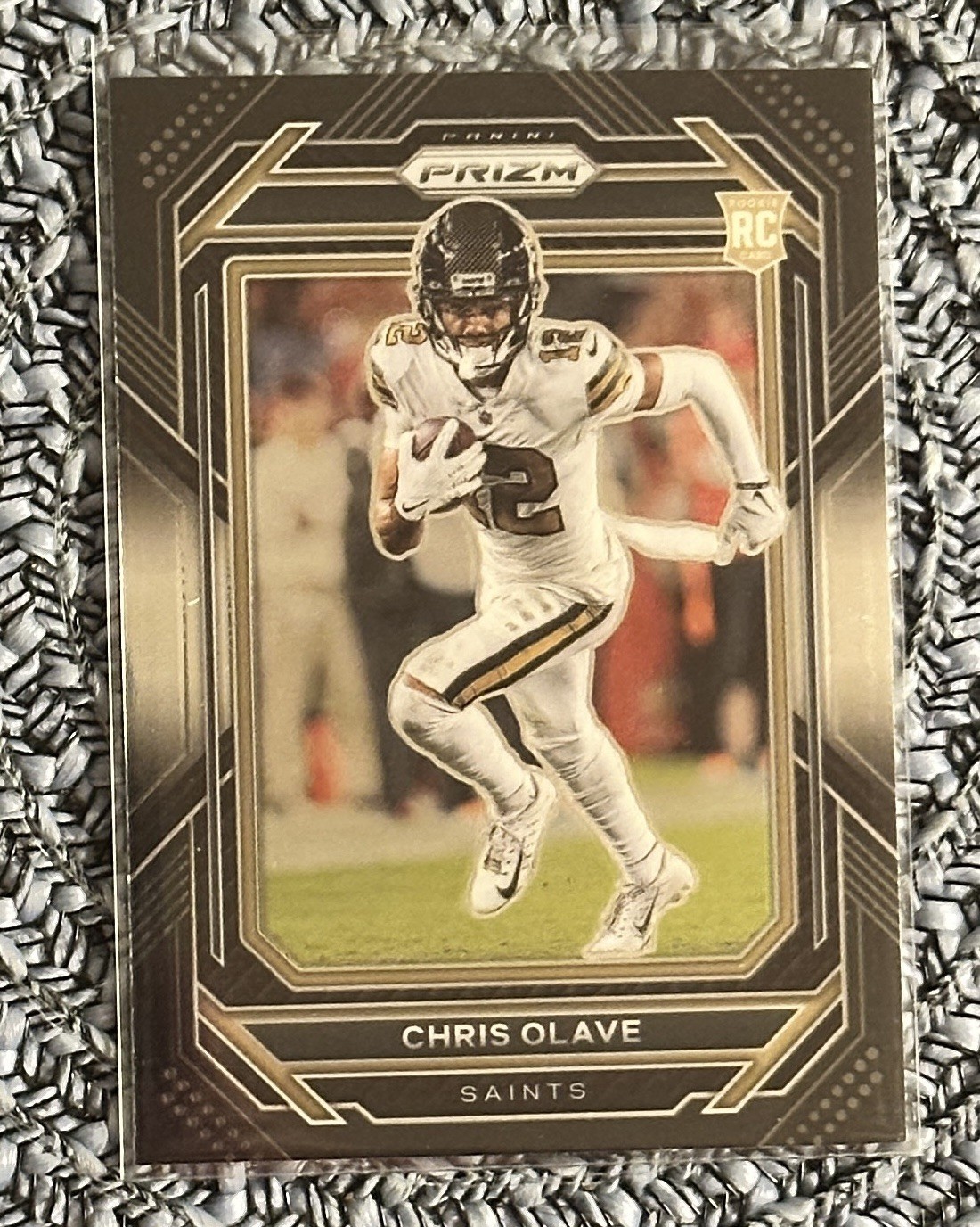 2022 Panini Chronicles - Prizm Black Chris Olave #PB-14 (RC)