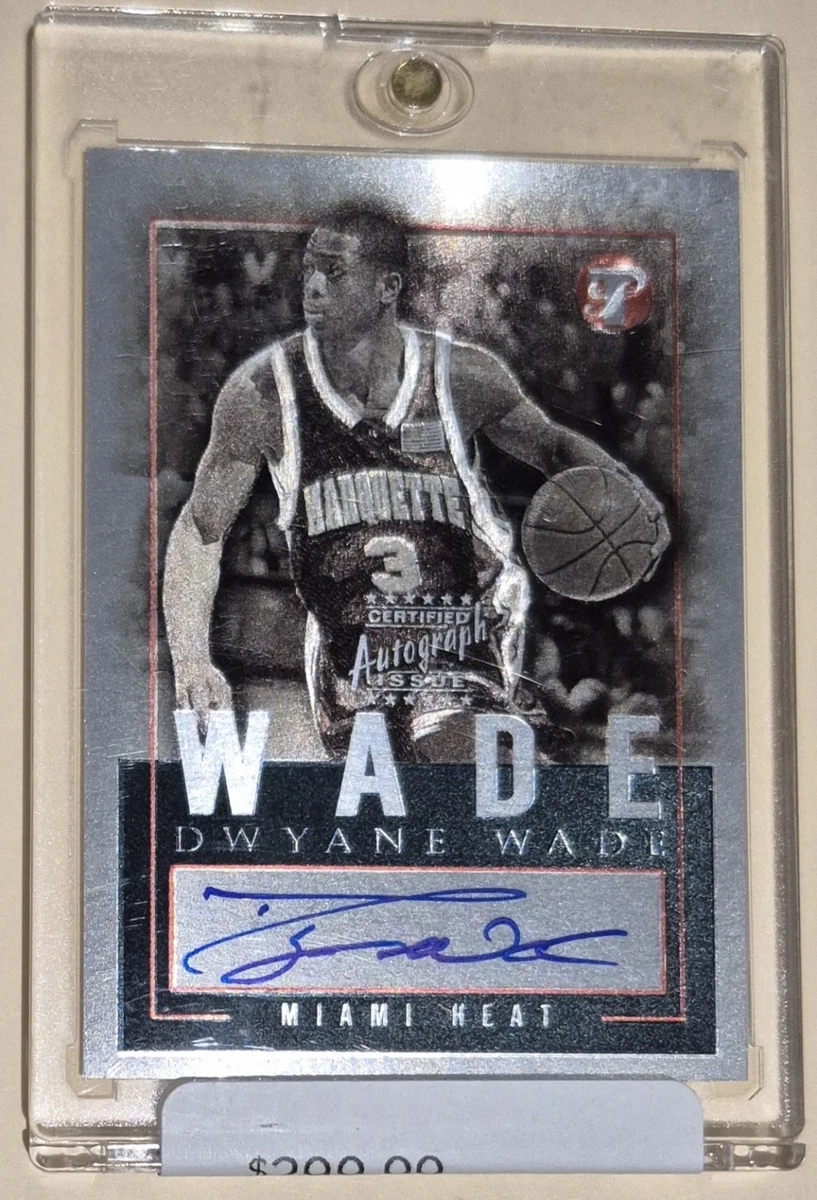 Topps Dwyane Wade Basketball Autographed Sports Trading Cards