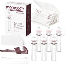 Momcozy Colostrum Collector Reusable Breast Milk Collector with Storage Case and