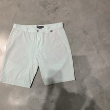 TravisMathew Sand Harbor Shorts Men’s 36 Light Blue 1MW397 Performance Golf