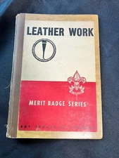 1930 Boy Scouts of America Merit Badge Series Leather Work Pamphlet Early Ed