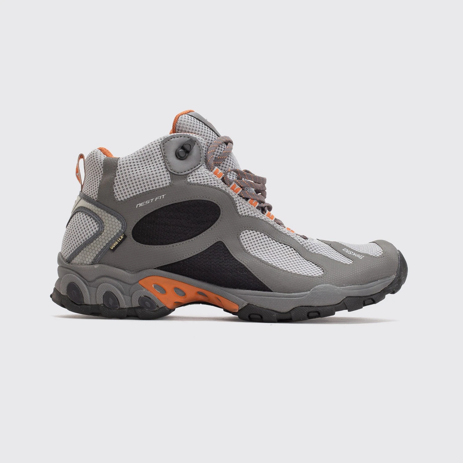 TrekSta Boots Size 11 Evolution Mid Gray Hiking Goretex Mesh Cushioned Insole