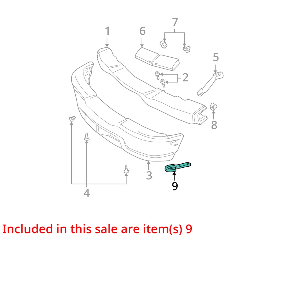 FITS 1996-2005 CHEVROLET GMC S10 SONOMA HOOK FRT TOW 15661184 - NEW OEM - Image 2 of 3