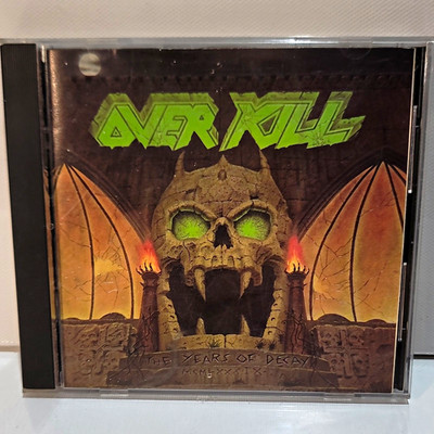 Overkill The Years of Decay CD 1989 Megaforce A2 82045 Thrash Metal Album