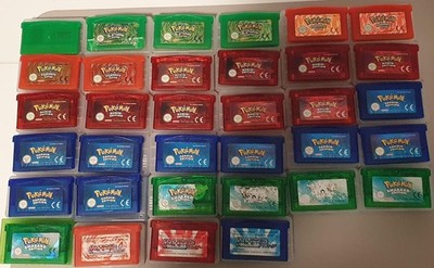 Pokemon Saphir Rubin Blattgrün Feuerrot Smaragd Gameboy Advance ohne OVP GBA