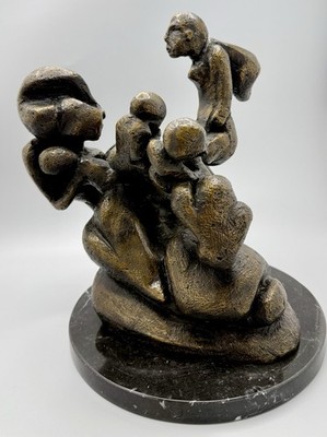   RARE BRADLEY ARTHUR BE-ART 1990 ''GENERATIONS'' BRONZE MAQUETTE 5/9 SMITHSONIAN