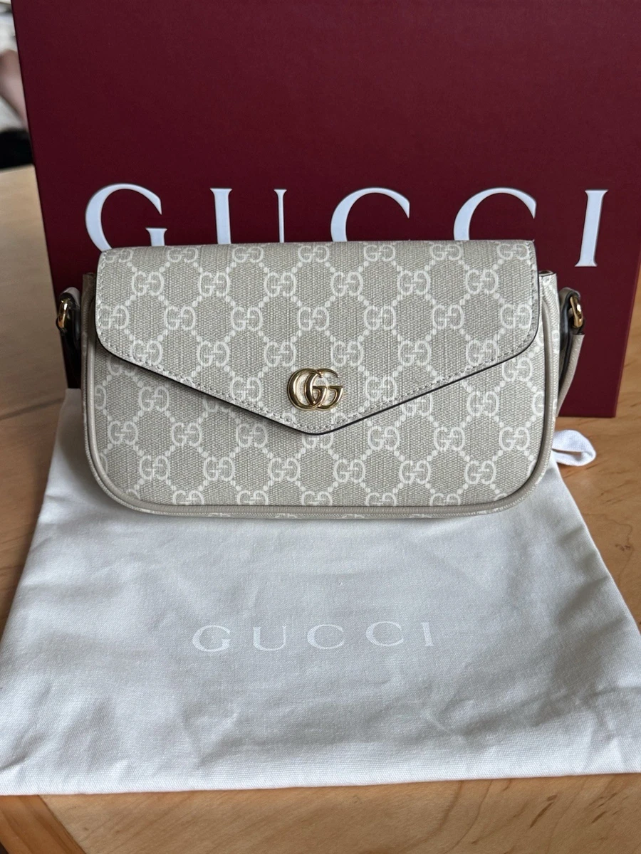 Gucci Leather Exterior Beige Bags & Handbags for Women for sale | eBay