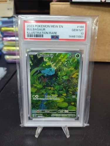 2023 Pokemon Bulbasaur 151 Illustration Rare #166 PSA 10