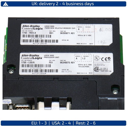 ALLEN-BRADLEY 1756-M22/A + 1756-L55/A, Módulo Control Logix: Logix 5555, 750 K... - Imagen 10 de 12