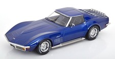 1:18 KK-Scale Chevrolet Corvette C3 1972 blaumetallic