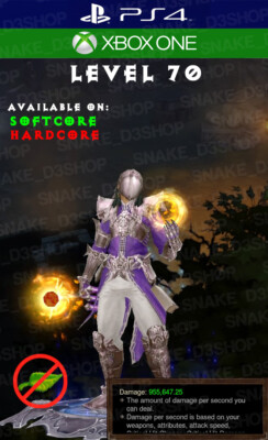 Oggetti Digitali Diablo 3 Set PRIMAL Modificato Per Diablo 3 (PS4/Xbox One) - Classe Wizard Firebird V2 - Oggetti Digitali Crystal Xbox