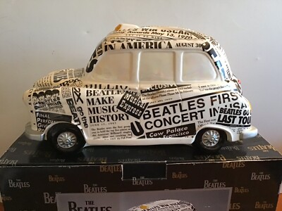 THE BEATLES クッキージャー タクシー THE BEATLES 1999 NEWSPAPER TAXI COOKIE JAR Ltd Ed # 1440 of