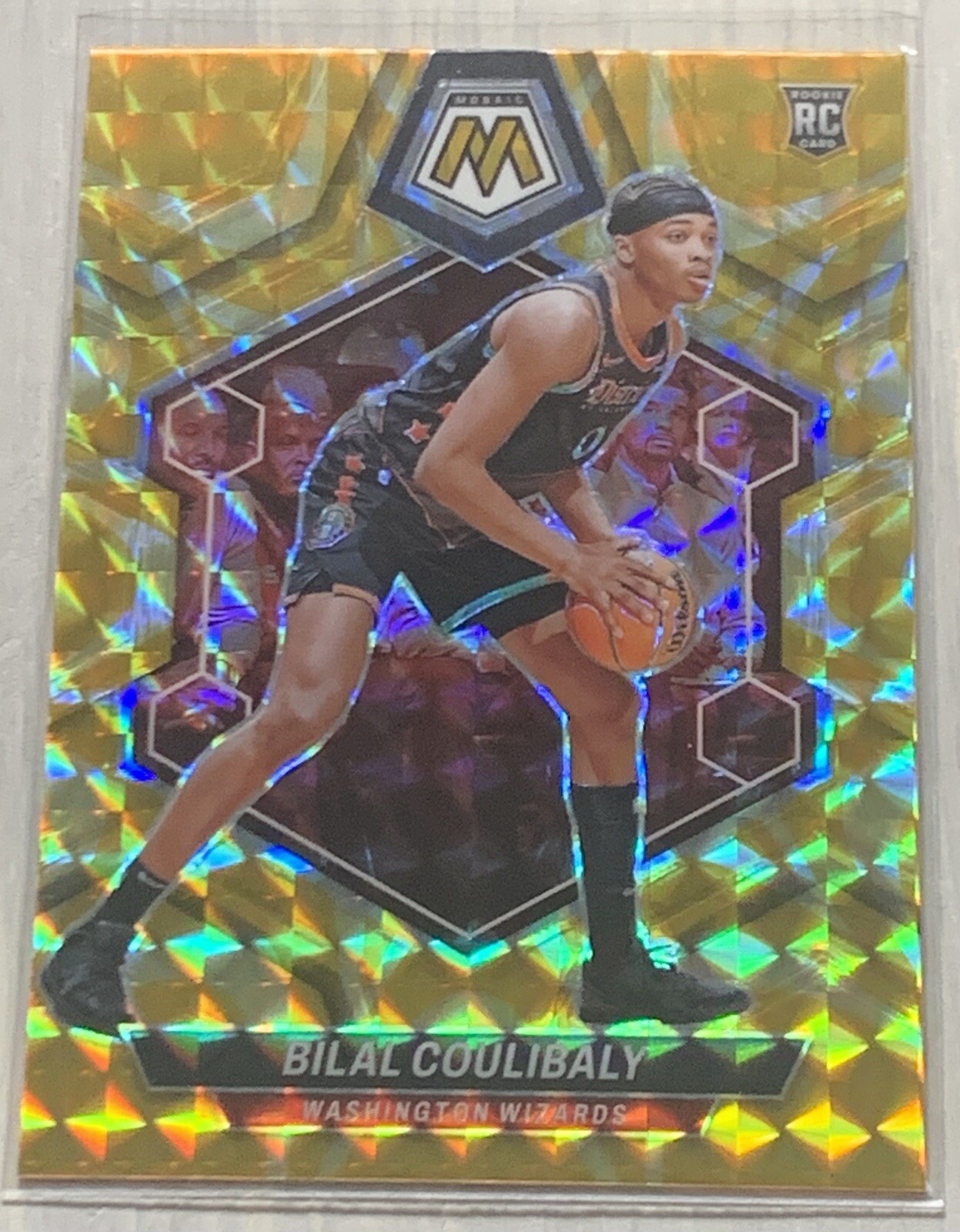Bilal Coulibaly - 2023-24 Mosaic Basketball REACTIVE YELLOW MOSAIC PRIZM - #235