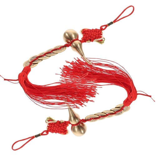 2PCS Chinese New Year Pendant Front Door Pendant Front Door Decor Gourd Pendant - Picture 4 of 22