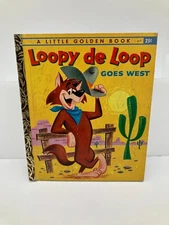 Vintage A Little Golden Book Loopy de Loop Goes West 1960 by Kathryn Hitte