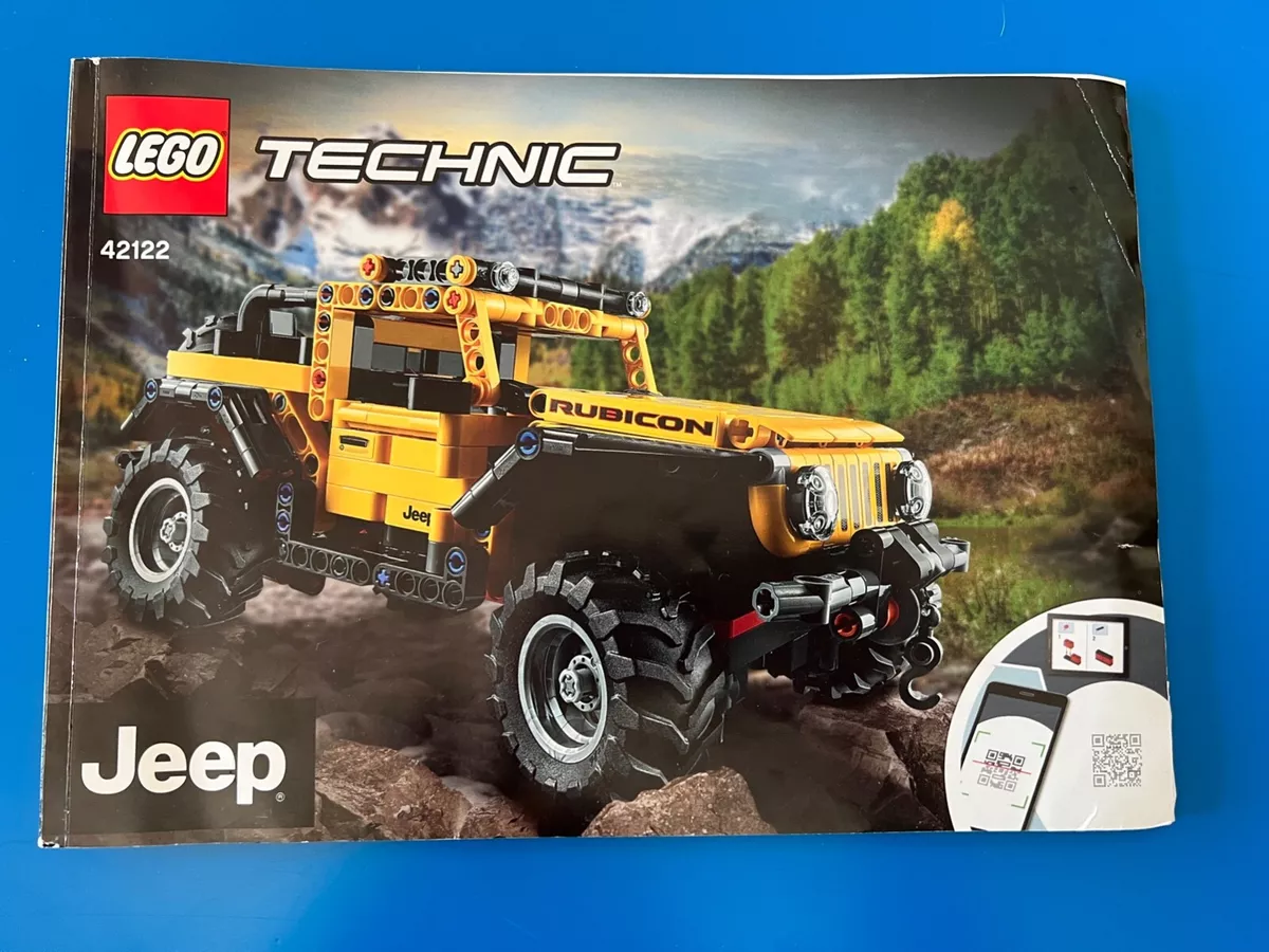 INSTRUCTION ONLY Lego Technic 42122 Jeep Wrangler MANUAL ONLY NO