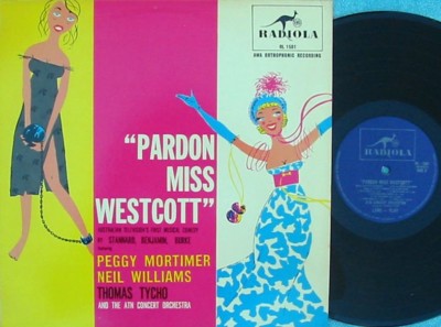 Pardon Miss Westcott OZ Reissue OST LP NM AWA Radiola RL1501 Thomas Tycho 