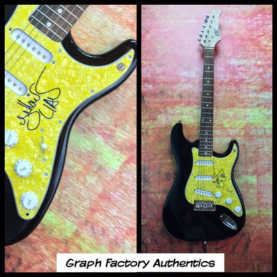 GFA Bizzey Electro Dj Dubstep Gelb Claw Signiert Elektrisch Gitarre COA