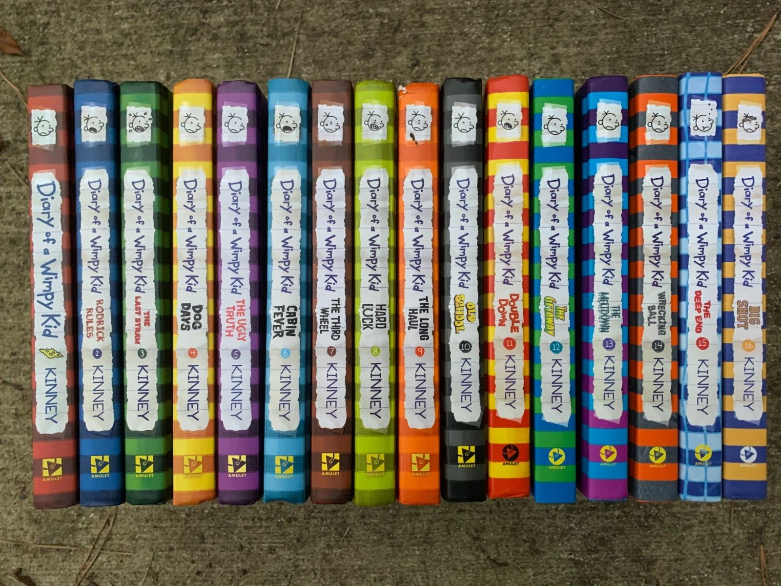 DIARY OF A WIMPY KID 1 to 16 set Kinney 2 3 4 5 6 7 8 9 10 11 12 