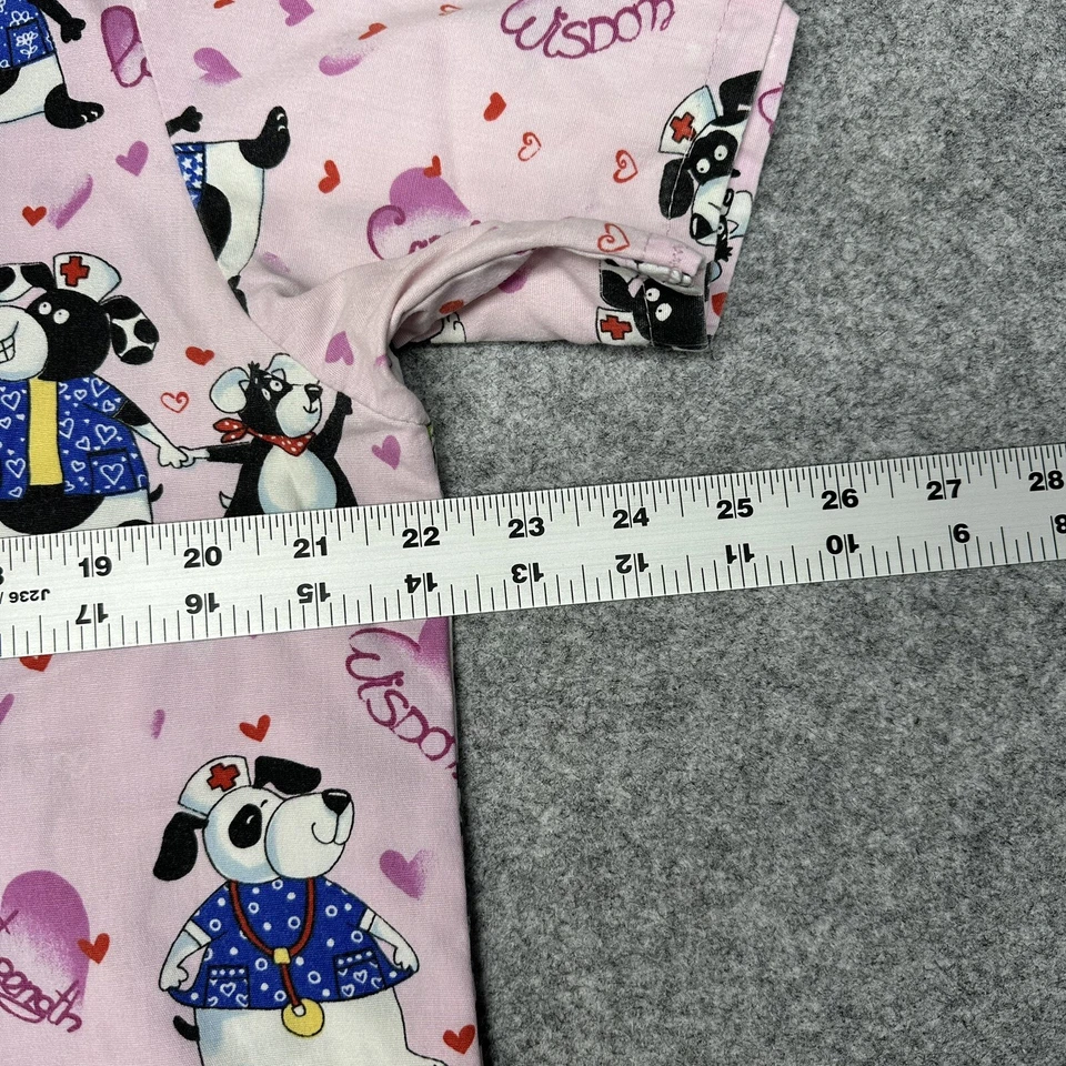 Top Médico Fundamentals by White Swan Perros Para Mujer Cuello en V Bolsillos Talla Mediana Foto 3 de 4