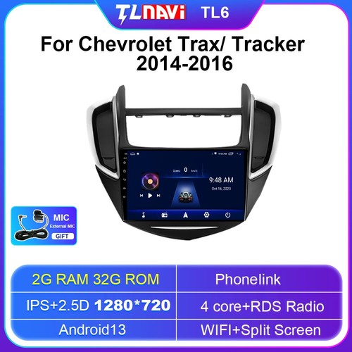 For Chevrolet Trax Tracker 2014-2016 CarPlay Car Radio Android Player GPS Screen - Bild 25 von 32
