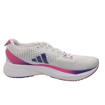 adidas Adizero SL Men's Running Shoes White Lucid Blue Fuschia