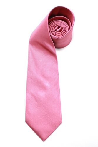 Brooks Brothers Cravatta Uomo Taglia Unica Seta Tiek Foderato Formale Rosa - Imagen 1 de 8