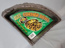 Zoo Med Reptile Rock Corner Bowl For Water or Food Dishwasher Safe, X-Large