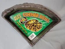 Zoo Med Reptile Rock Corner Bowl For Water or Food Dishwasher Safe, X-Large     