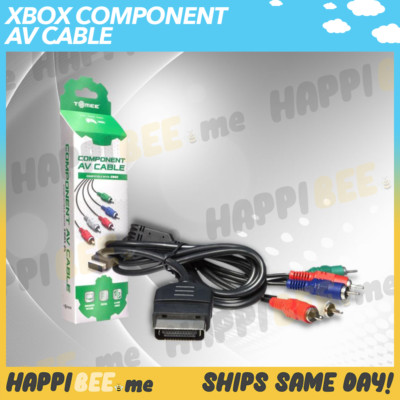 Tomee Xbox Component AV Cable HDTV RCA Composite Video Game Console TV Cord