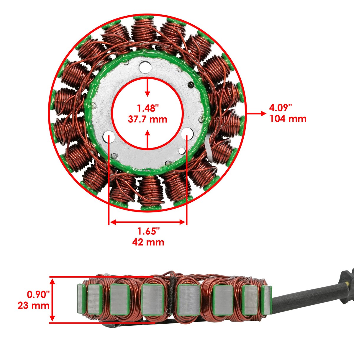 Stator for Kawasaki EN500 Vulcan 500 1990 1991 1992 1993 1994 1995