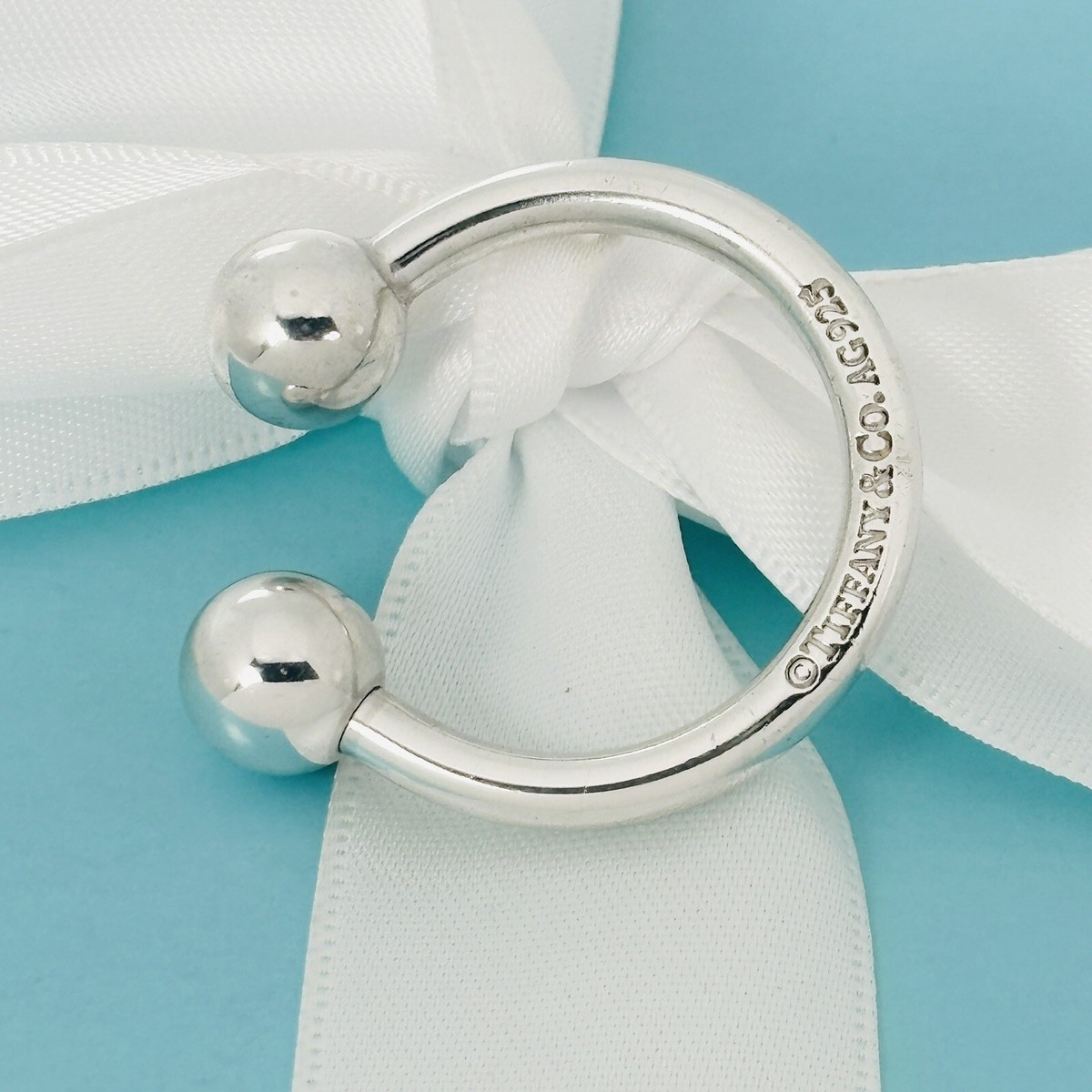 Tiffany & Co Horseshoe Key Ring Chain Keyring Keychain | eBay