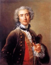 Oil painting charles antoine coypel - philippe coypel youngman portrait figures