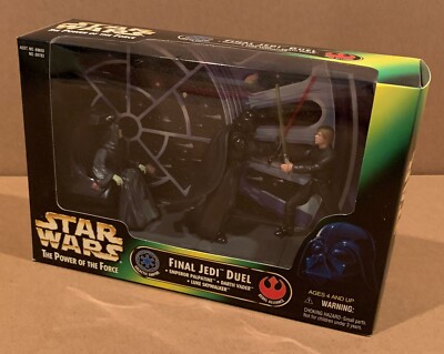 1997 Star Wars POTF Final Jedi Duel Cinema Scene   Sealed MOC   EX COND