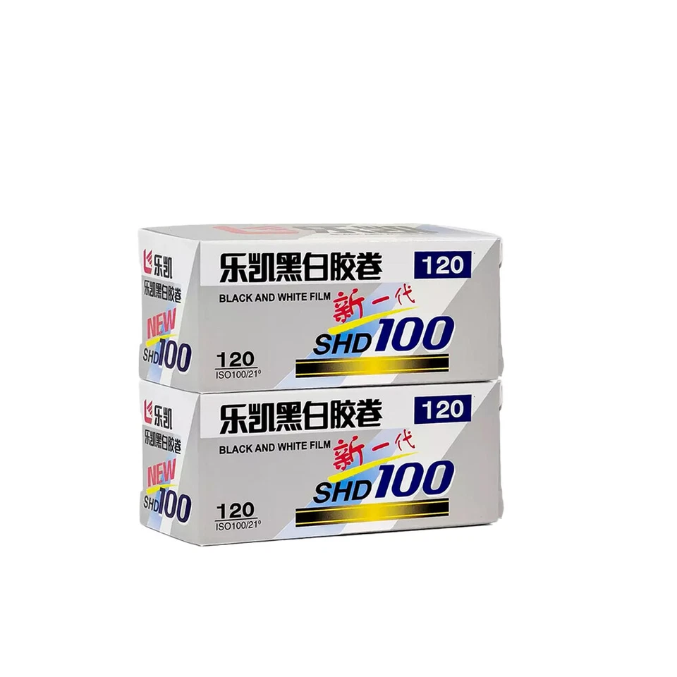 Nuevo SHD 100 Blanco y Negro 120 ROLLO PELÍCULA Negativos Película ISO100/21° Fecha 05-2026 Foto 2 de 4