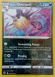 Hisuian Overqwil 090/189 Astral Radiance Reverse Holo Uncommon