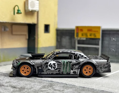 SW 1:64 1965 MUSTANG Hoonicorn RTR LA Sportmodell Diecast Metalllegierung Auto - Bild 6 von 8