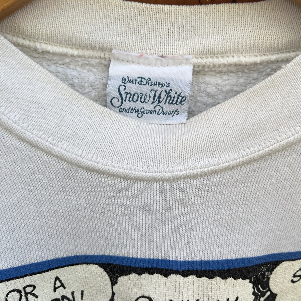 Vintage Disney 80s 90s Sweatshirt Adult Large Snow White And The 