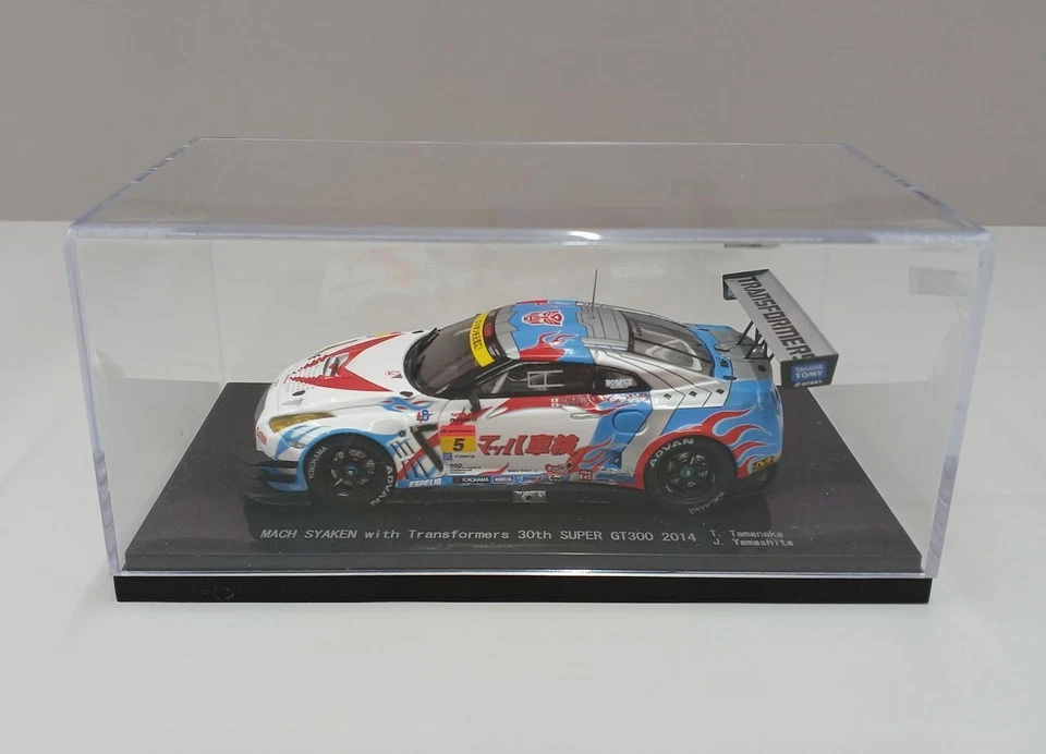 EBBRO Minicar 1/43 MACH SYAKEN WITH TRANSFORMERS 30TH SUPER GT300 2014 Used - Image 2 of 4