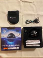 Deeper Smart Sonar PRO GPS Portable Wireless Wi-Fi Fishfinder Used
