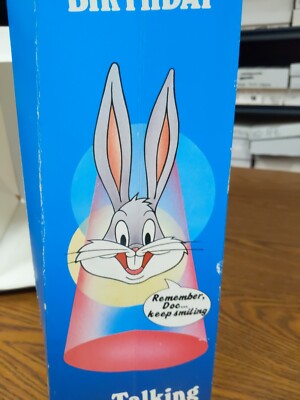 Vintage 24K Company Talking Bugs Bunny Commemorating 50th Birthday