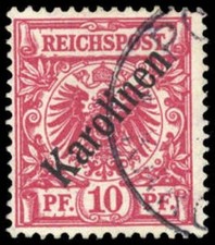 Deutsche Kolonien Karolinen, 1899, 3 I, gestempelt